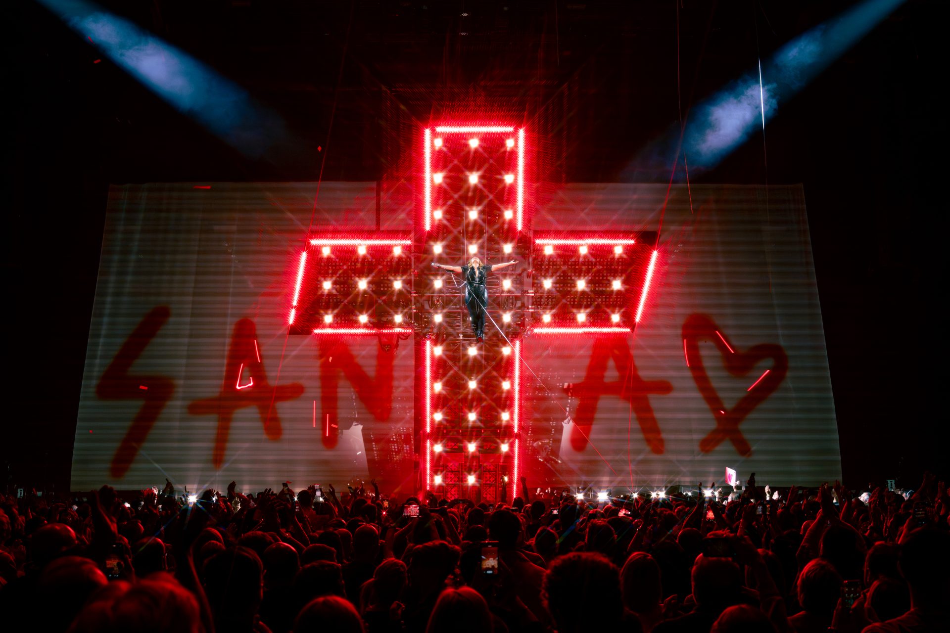 Santa à la Sud de France Arena